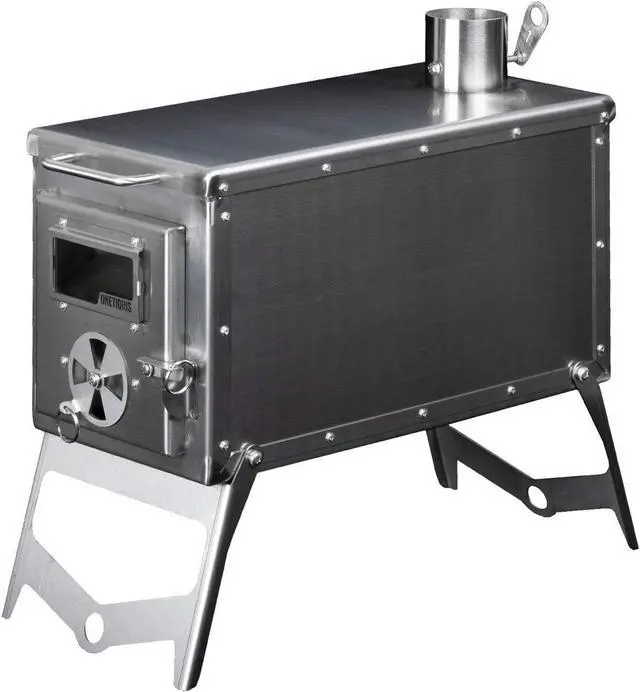 Main image of OneTigris Tiger Roar Tent Stove, Portable Wood Burning for Winter Camping Hunting and Outdoor Cooking, Pipes Included