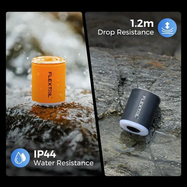 Alt view image 5 of 7 - FLEXTAILGEAR Portable Air Pump with Camping Lantern Tiny Pump 2X 4kPa Air Pump for Inflatables Rechargeable Air Mattress Pump with Magnetic Design for Sleeping Pads, Pool Floats, Swimming Rings(OG)