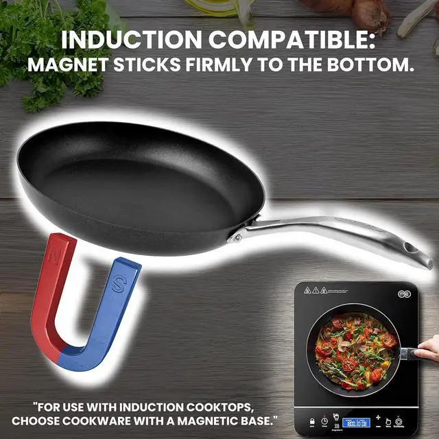Alt view image 4 of 7 - OMEO Portable Induction Cooktop Hot Plate Countertop Burner 1800 Watts Induction Burner with LCD Sensor Touch, LED Display, 10 Temperature Levels, Child Safety Lock, Auto Shutoff Function