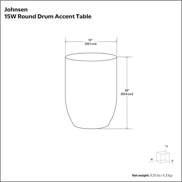 Alt view image 3 of 7 - SIMPLIHOME Johnsen 15" Wide Drum Iron Table in Antique Copper