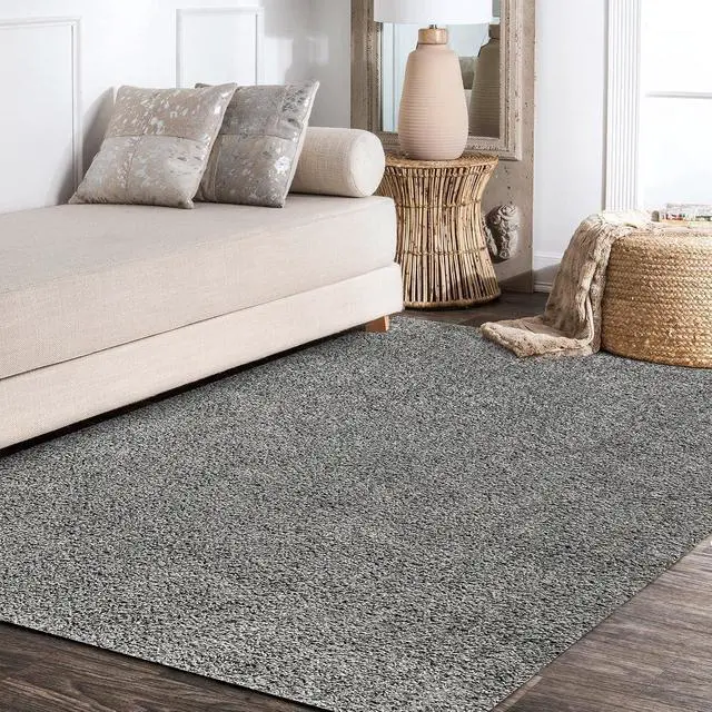 Alt view image 4 of 7 - JONATHAN Y Mercer Shag Plush Charcoal Indoor Area Rug, 3x5, Contemporary, Modern, Easy-Cleaning for Living Room, Bedroom, Kitchen, Pet Friendly, Non-Shedding (MCR106B-3)