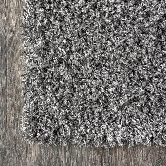 Alt view image 7 of 7 - JONATHAN Y Mercer Shag Plush Charcoal Indoor Area Rug, 3x5, Contemporary, Modern, Easy-Cleaning for Living Room, Bedroom, Kitchen, Pet Friendly, Non-Shedding (MCR106B-3)