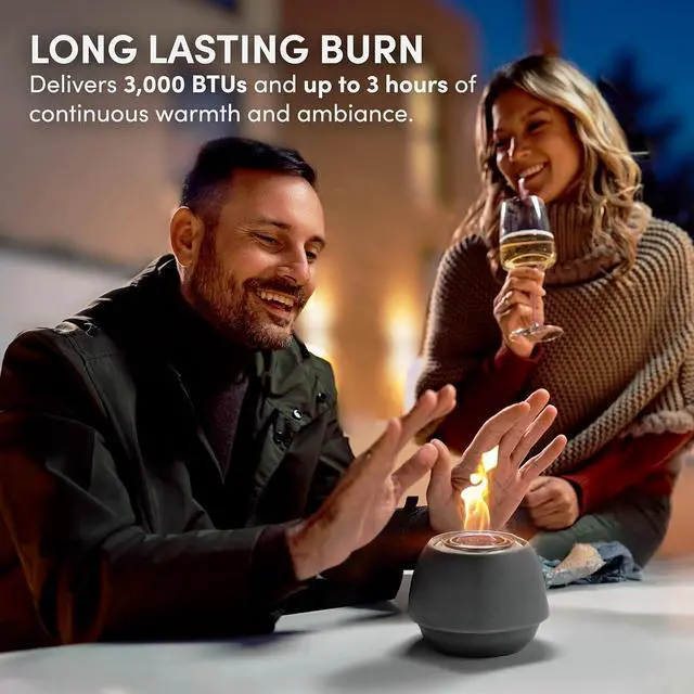 Alt view image 3 of 7 - Smart Fuel Bioethanol Gel Fuel Cans Clean-Burning Bio Ethanol Fireplace Fuel for Indoor & Outdoor Fire Pit, Fireplaces & Tabletop Fire Features 3 Hour Burn Time - 12 Pack