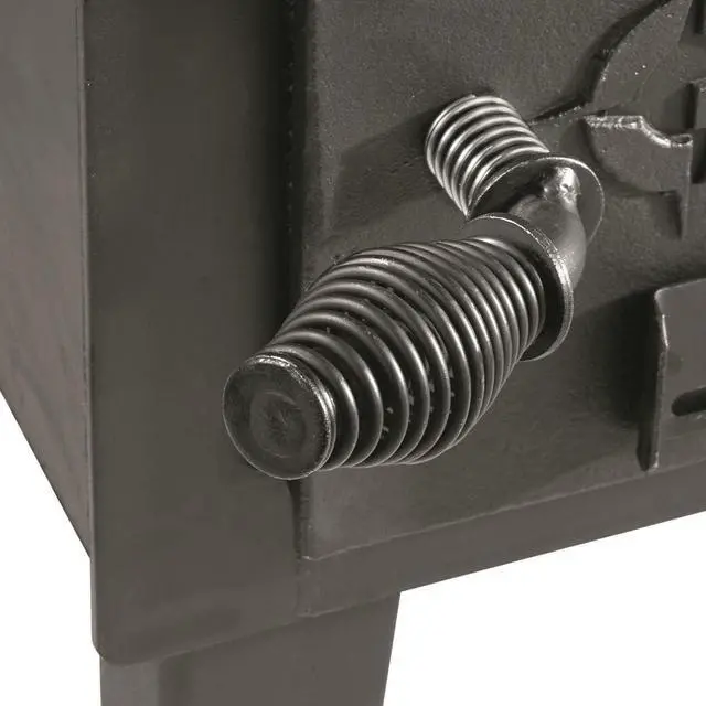 Alt view image 6 of 6 - Guide Gear Outdoor Wood Burning Stove; Portable with Chimney Pipe for Cooking and Camping