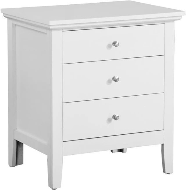Main image of Glory Furniture Hammond 3 Drawer Nightstand in White