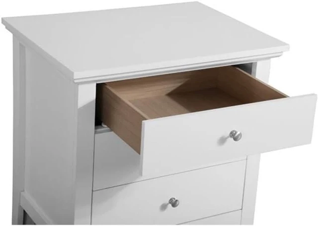 Alt view image 4 of 7 - Glory Furniture Hammond 3 Drawer Nightstand in White