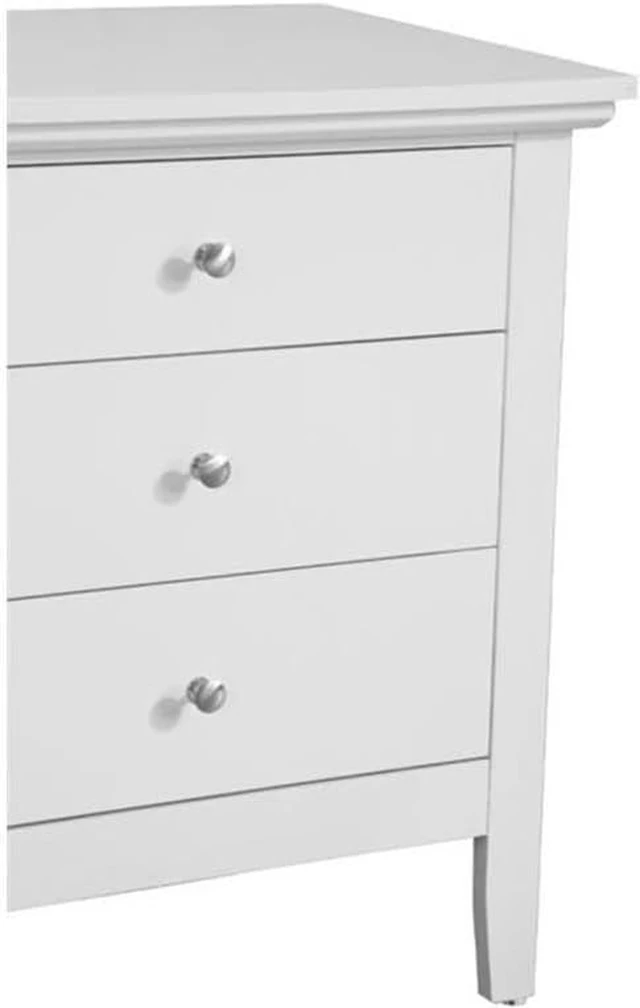 Alt view image 7 of 7 - Glory Furniture Hammond 3 Drawer Nightstand in White