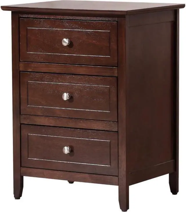 Main image of Glory Furniture Daniel 3 Drawer Nightstand in Cappuccino