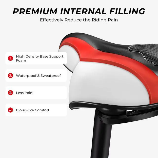 Alt view image 5 of 7 - Bike Seat, YOUNGDO Bicycle Saddle Comfortable
