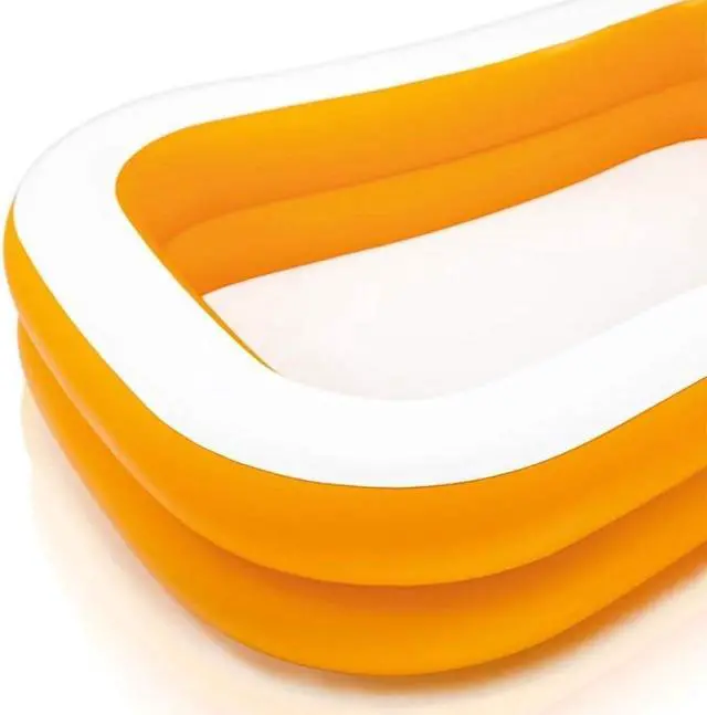 Alt view image 4 of 4 - INTEX 57181EP Swim Center Inflatable Family Pool: 159 Gallon Capacity 90" x 60" x 19" Color May Vary