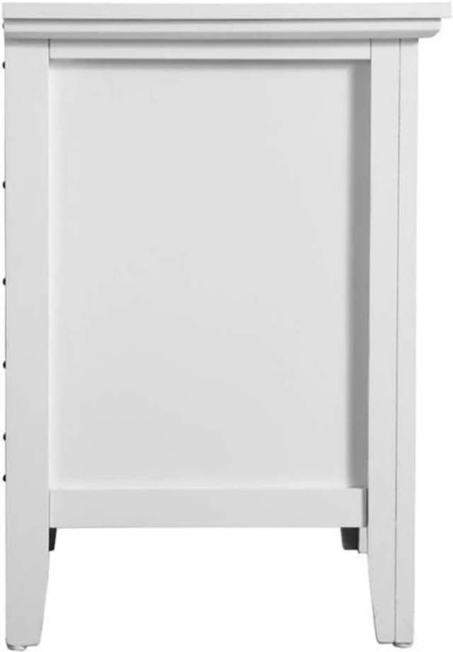Alt view image 6 of 7 - Glory Furniture Hammond 3 Drawer Nightstand in White