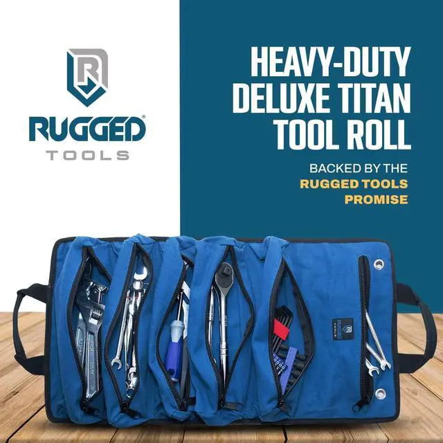 Alt view image 2 of 7 - Rugged Tools Titan Deluxe Tool Roll