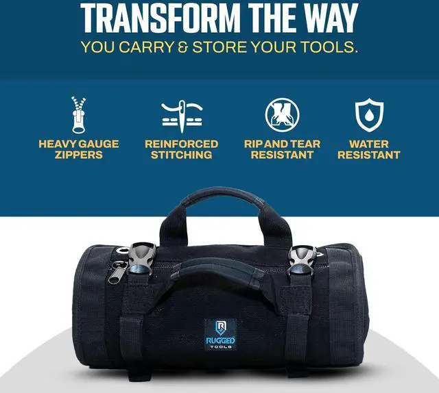 Alt view image 7 of 7 - Rugged Tools Titan Deluxe Tool Roll
