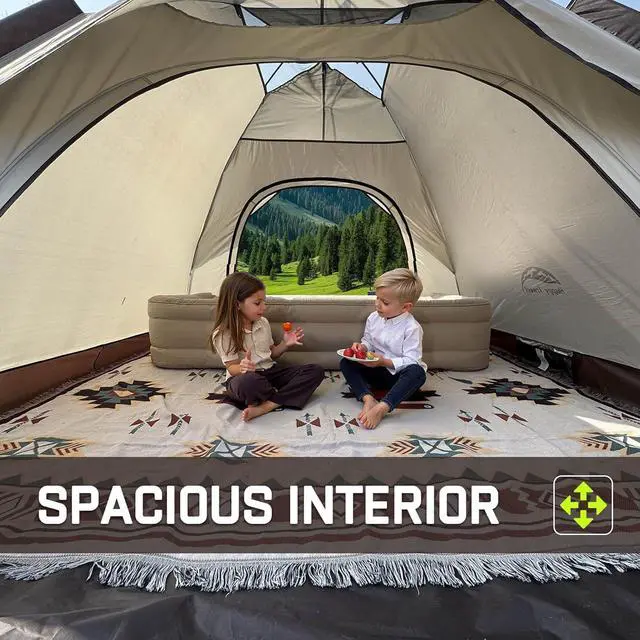 Alt view image 3 of 7 - Happy Travel 2/4 Person Camping Tent, Instant Easy Pop Up Tents for Camping