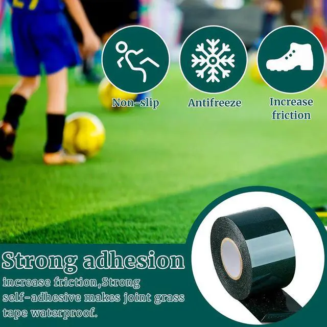 Alt view image 5 of 7 - Gersoniel 6 Rolls 2" X 16.5 ft Double Sided Turf Tape for Artificial Grass