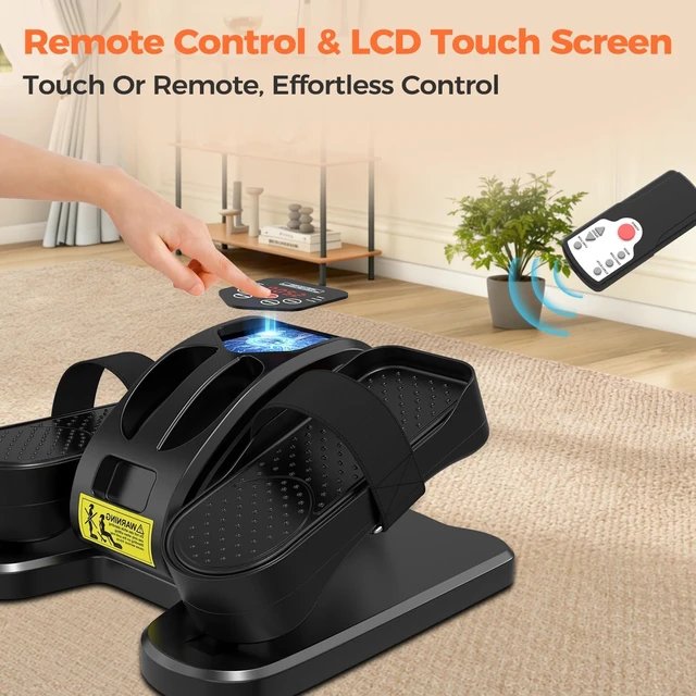 Alt view image 4 of 7 - ESL Under Desk Elliptical, Electric Elliptical Leg Exerciser for Seniors
