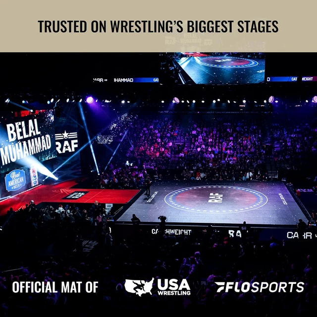 Alt view image 3 of 6 - Dollamur Wrestling Mat for Home, 5'x10', Portable, Lightweight-Made in USA