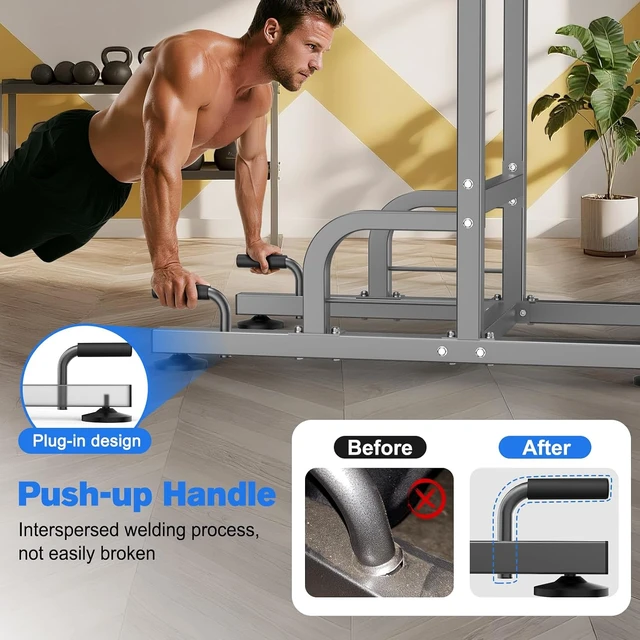 Alt view image 4 of 7 - RELIFE REBUILD YOUR LIFE Pull Up Bar Free Standing Power Tower for Home Gym
