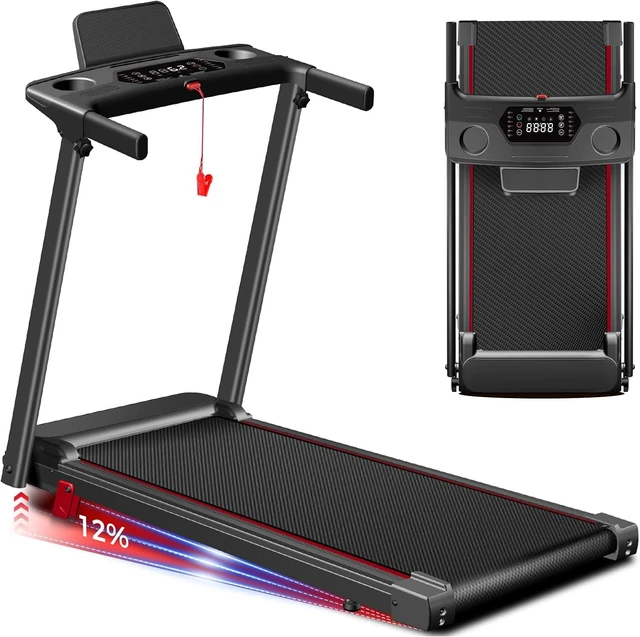 Main image of Treadmills for Home 3.0HP Foldable Treadmill with 12% Incline Small