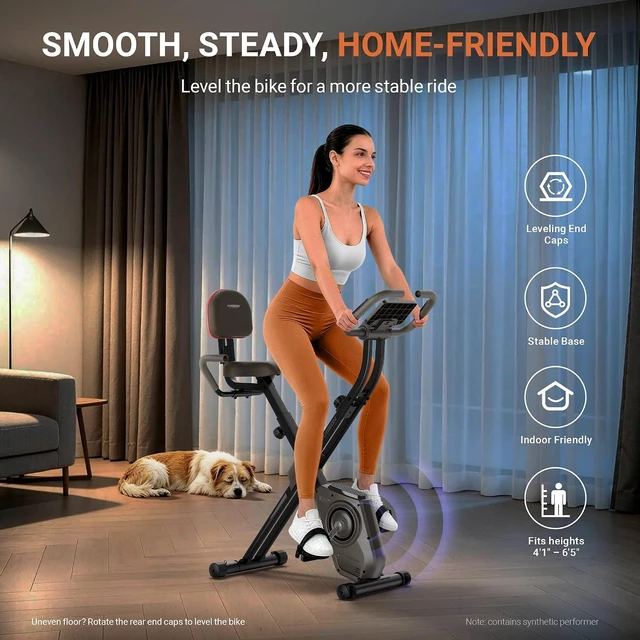 Alt view image 6 of 7 - HARISON Exercise Bike for Home