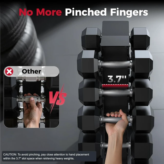Alt view image 5 of 7 - Dumbbell Rack Stand Only, Weight Rack for Dumbbells Compact A-Frame Home Gym Space Saver, 480/800 LBS Weight Capacity