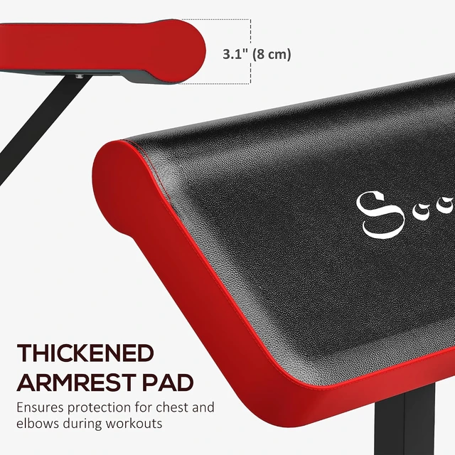 Alt view image 4 of 7 - Soozier Adjustable Preacher Curl Bench with Brabell Rack 265 LBS