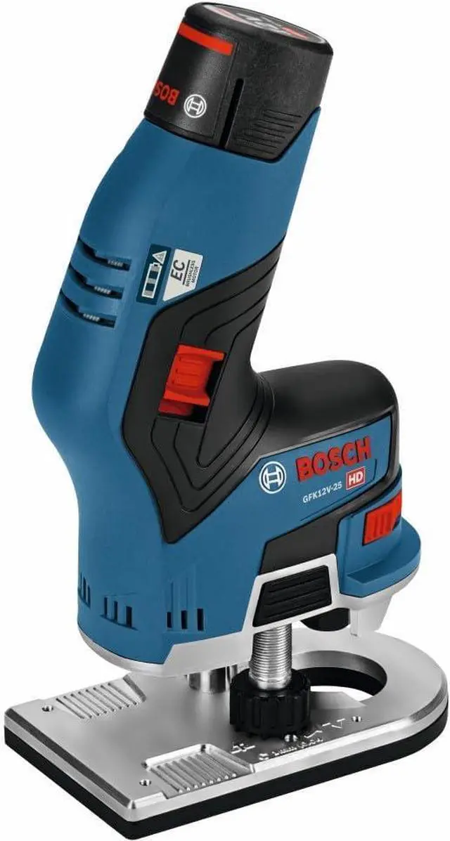 Alt view image 4 of 7 - Bosch 12V Max EC Brushless Palm Edge Router (Bare Tool) GKF12V-25N