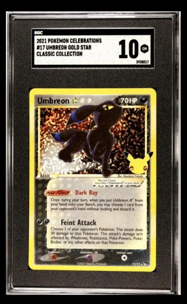 Main image of Umbreon Star 17/17 Celebrations: Classic Collection Holo SGC 10