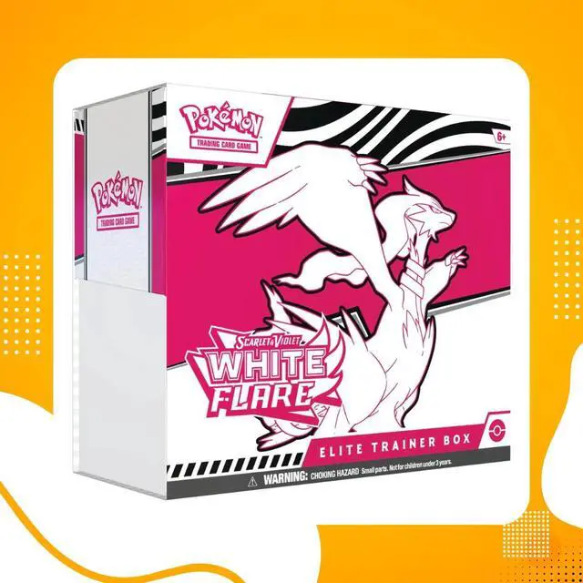Alt view image 8 of 11 - Pokemon TCG: Scarlet & Violet - White Flare Elite Trainer Box