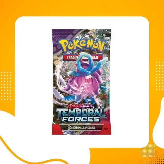 Alt view image 12 of 13 - Pokemon TCG: Scarlet & Violet - Temporal Forces Booster Pack - Random Artwork
