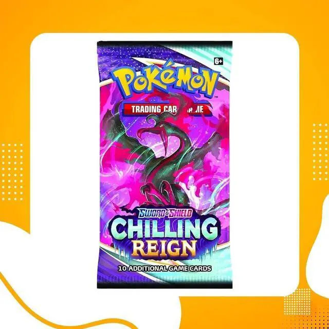 Alt view image 7 of 9 - Pokemon TCG: Sword & Shield - Chilling Reign Booster Pack - Random Artwork