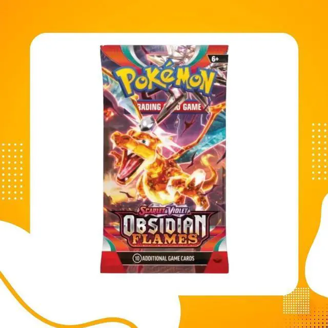 Alt view image 11 of 12 - Pokemon TCG: Scarlet & Violet - Obsidian Flames Booster Pack - Random Artwork