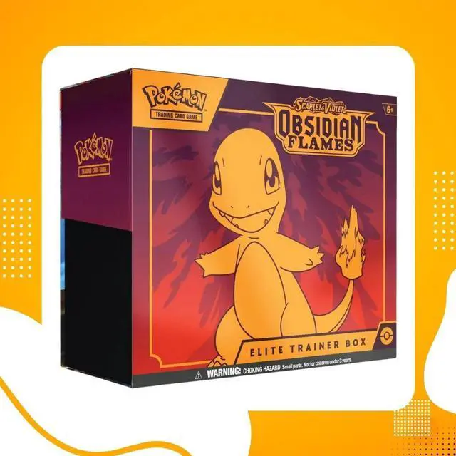 Alt view image 13 of 13 - Pokemon TCG: Obsidian Flames Elite Trainer Box