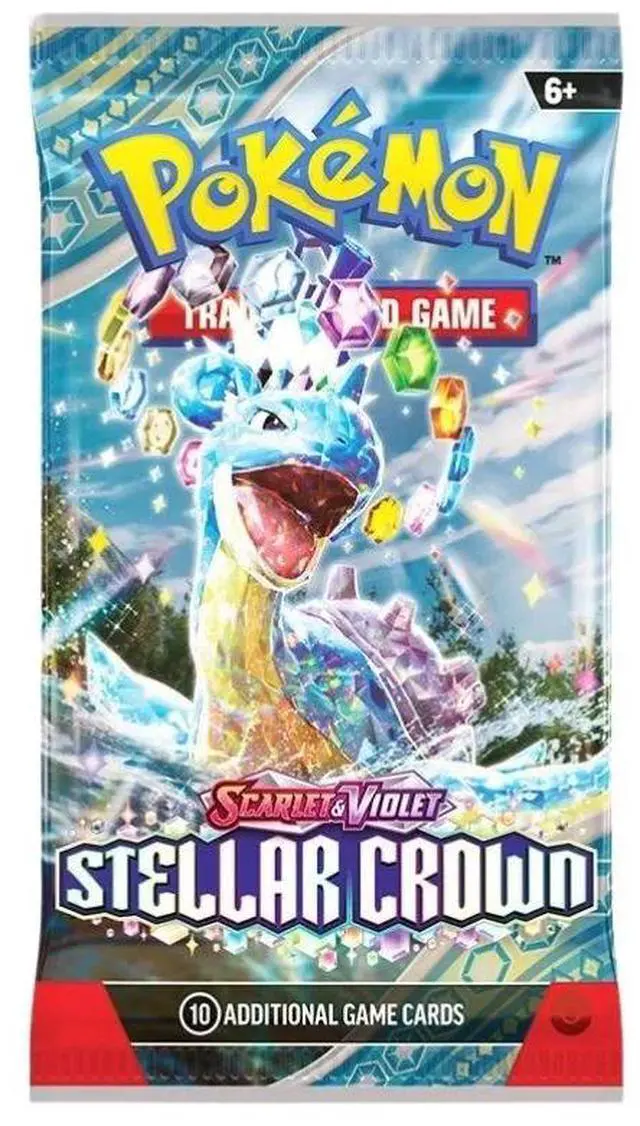 Alt view image 16 of 17 - Pokemon TCG: Scarlet & Violet - Stellar Crown Booster Pack - Random Artwork