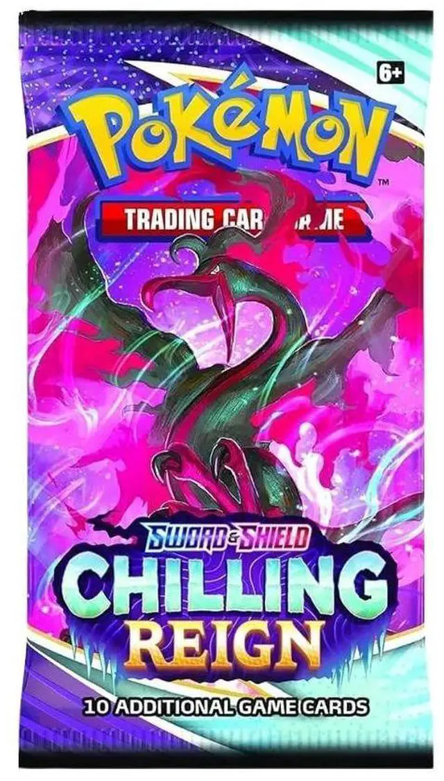 Alt view image 8 of 9 - Pokemon TCG: Sword & Shield - Chilling Reign Booster Pack - Random Artwork