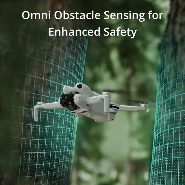 Alt view image 4 of 7 - Dji Mini 4 Pro RC 2 Under 249g with Omnidirectional Intelligent 10KM FHD Video Transmission Remote Control with Camera