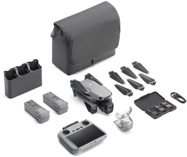 Alt view image 7 of 7 - DJI Air 3S Fly More Combo, RC 2 Screen, 1" CMOS, 4K/60fps, Omni Sensors, 2 Cameras, 3 Batteries, Extended Flight