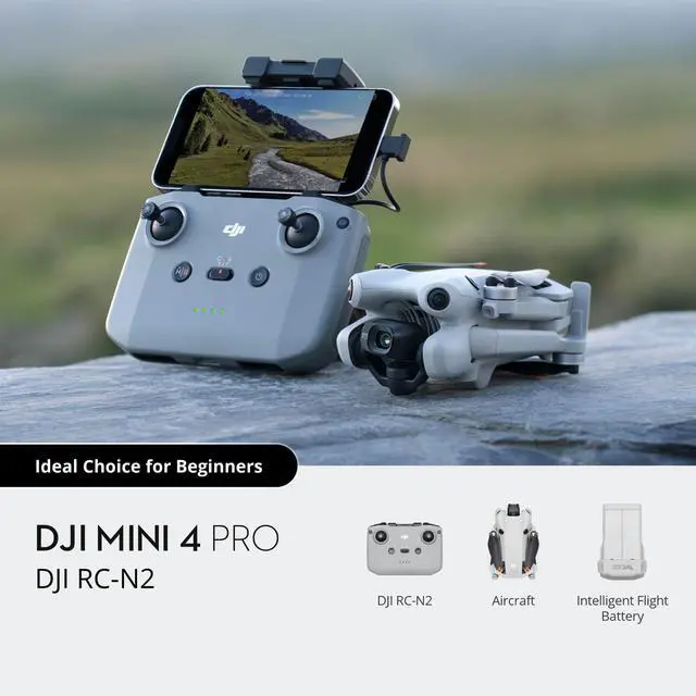 Alt view image 3 of 7 - DJI Mini 4 Pro (DJI RC N2), Drones with Camera for Adults 4K, Under 0.549 Lbs/249 g