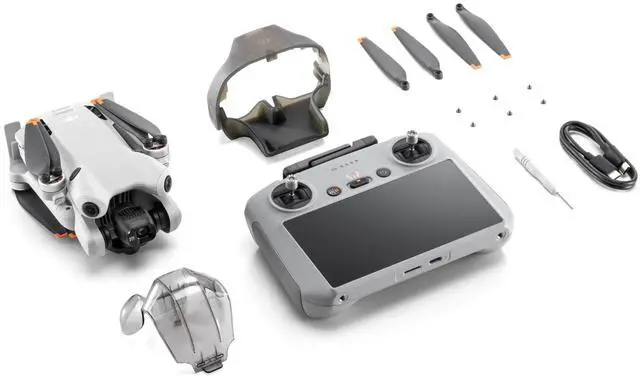 Alt view image 4 of 7 - Dji Mini 4 Pro RC 2 Under 249g with Omnidirectional Intelligent 10KM FHD Video Transmission Remote Control with Camera