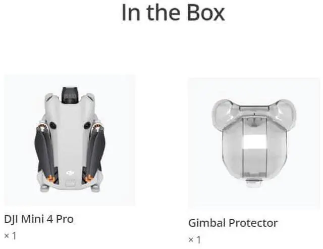 Alt view image 2 of 7 - DJI Mini 4 Pro Replacement Aircraft Unit (Excludes Remote, Battery, Accessories)