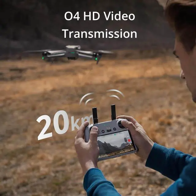 Alt view image 5 of 7 - DJI RC 2, Remote Controller with Next-Gen Processor, 20km O4 Transmission, 5.5-inch FHD Screen,, Smart Controller for Drones