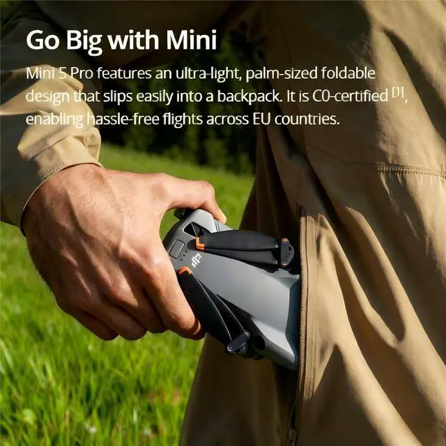 Alt view image 5 of 7 - DJI Mini 5 Pro Long Endurance Flight Kit (DJI RC 2, Enhanced Image Transmission)