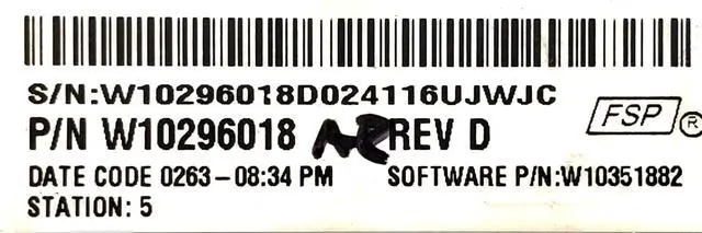 Alt view image 4 of 5 - Rabon Services Group - OEM Replacement for Whirlpool Washer Control W10296018    ?  ?