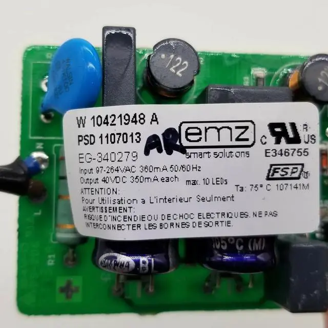 Alt view image 2 of 6 - Rabon Services Group - OEM Replacement for Whirlpool Fridge Inverter W10421948   ?  ?