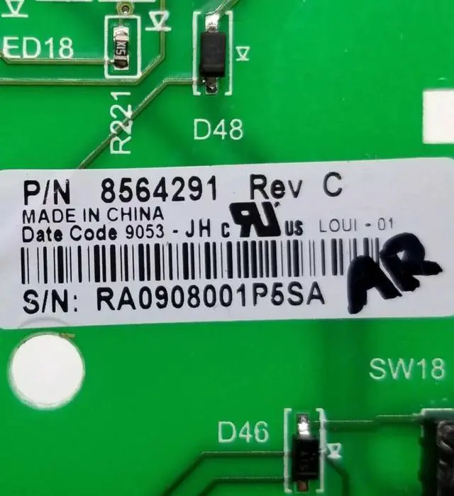 Alt view image 2 of 6 - Rabon Services Group - OEM Replacement for Whirlpool Washer Control 8564291 ?