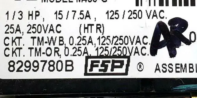 Alt view image 4 of 5 - Rabon Services Group - OEM Replacement for Whirlpool Dryer Timer 8299780B 8299780   ? ?