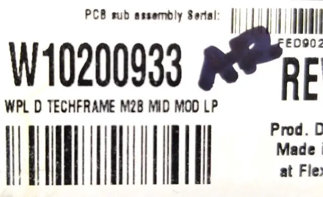 Alt view image 2 of 6 - Rabon Services Group - OEM Replacement for Whirlpool Dryer Control W10200933 W10294829 W10294831 ?
