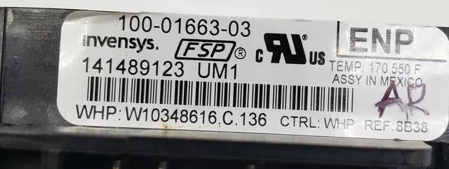 Alt view image 3 of 7 - Rabon Services Group - OEM Replacement for Whirlpool Range Control Board W10348616  *