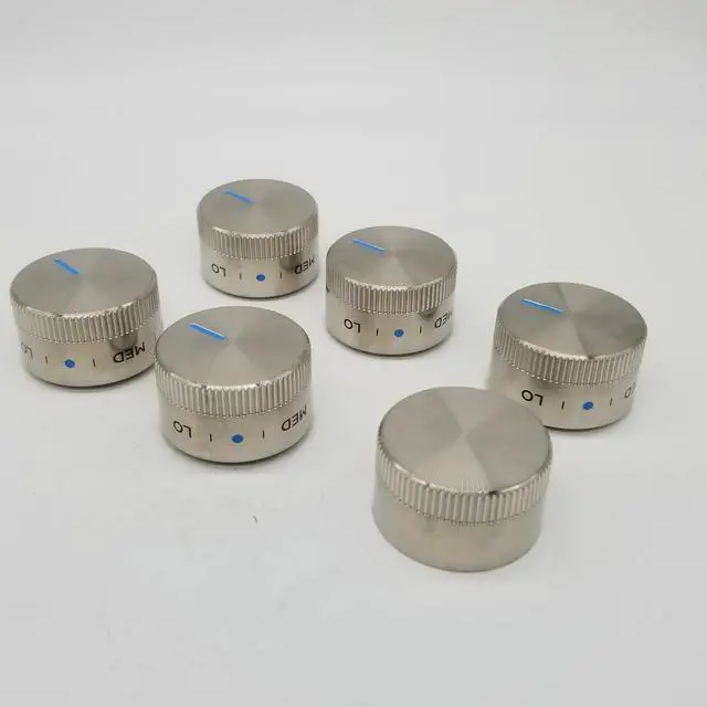 Alt view image 3 of 7 - Rabon Services Group - New Genuine OEM Replacement for Midea Range Knob Set (6) 12971100018823