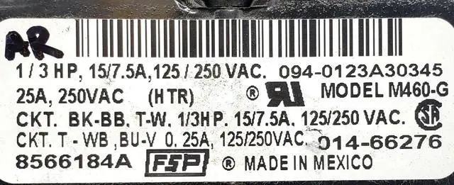 Alt view image 2 of 6 - Rabon Services Group - OEM Replacement for Whirlpool Dryer Timer 8566184A      ?  ?